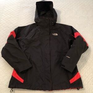 The North Face Hyvent hooded jacket. Women’s size large.